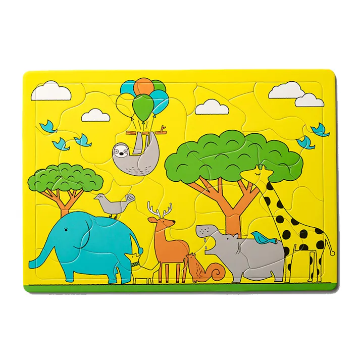 パズル なかよし陸の動物たち/すうじ