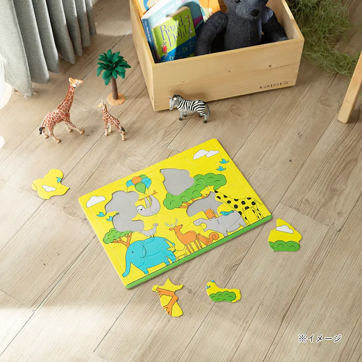 パズル なかよし陸の動物たち/すうじ