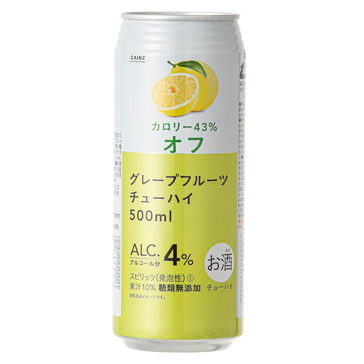 カロリー43%オフ グレープフルーツチューハイ 500ml