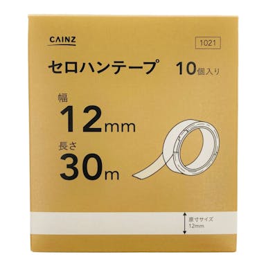 セロハンテープ 12mm×30m 10個入り