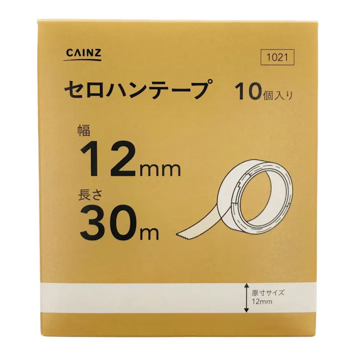 セロハンテープ 12mm×30m 10個入り