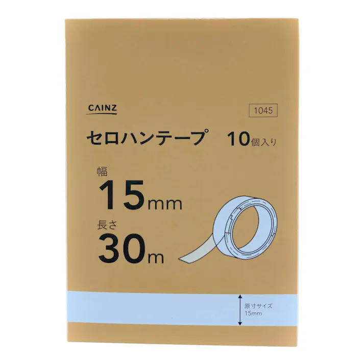 セロハンテープ 15mm×30m 10P