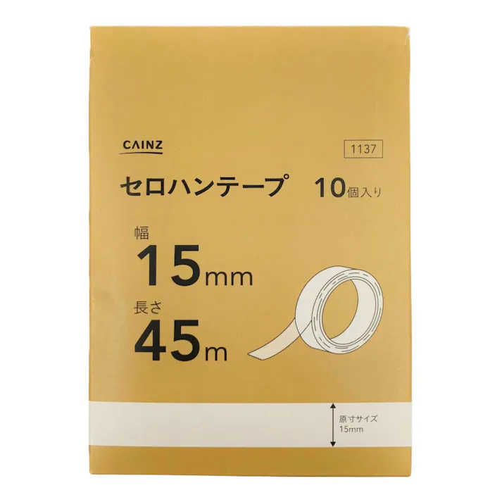 セロハンテープ 15mm×45m 10個入り