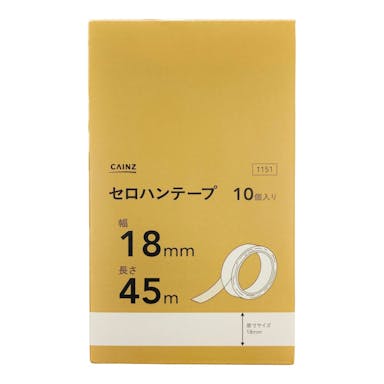 セロハンテープ 18mm×45m 10個入り