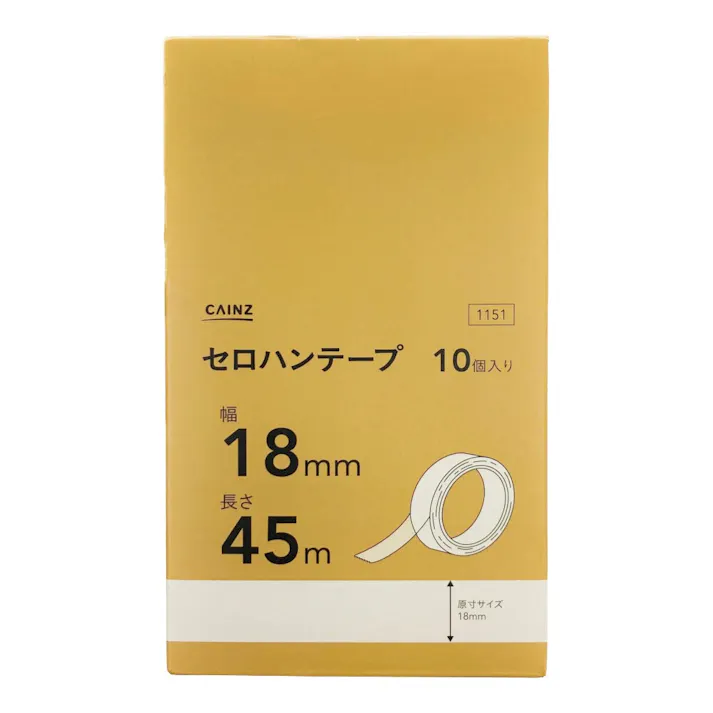 セロハンテープ 18mm×45m 10個入り