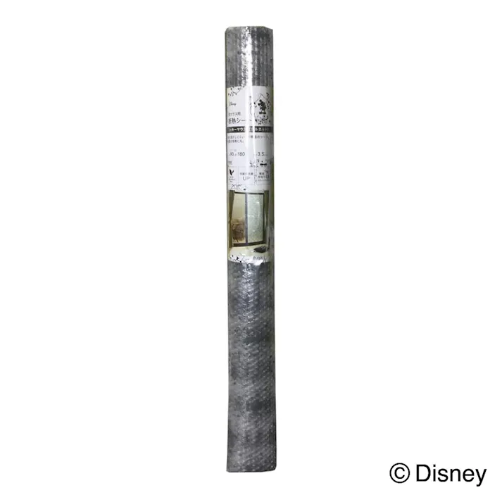 カインズ ディズニー 窓ガラス用 断熱シート ミッキーマウス(シルエット) 幅90cm 長さ180cm