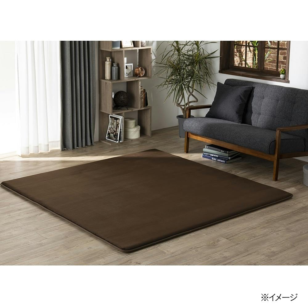 寝ころべる低反発消臭極厚ラグ 190×240 グレー(販売終了) | ラグ