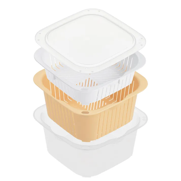 レンジで楽チン ザルボウル 4点セット