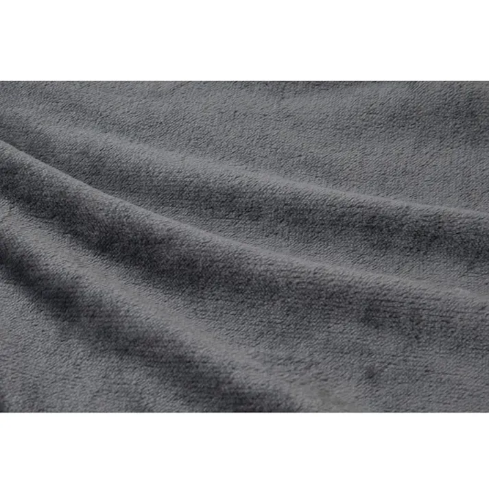 ふんわりひざ掛け グレー 幅70cm 奥行100cm