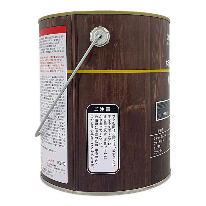 KUROCKER’S 木目を活かす塗料 木部 油性 ブラック 1.6L