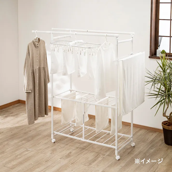 ロング丈もかけられる パタラン ホワイト