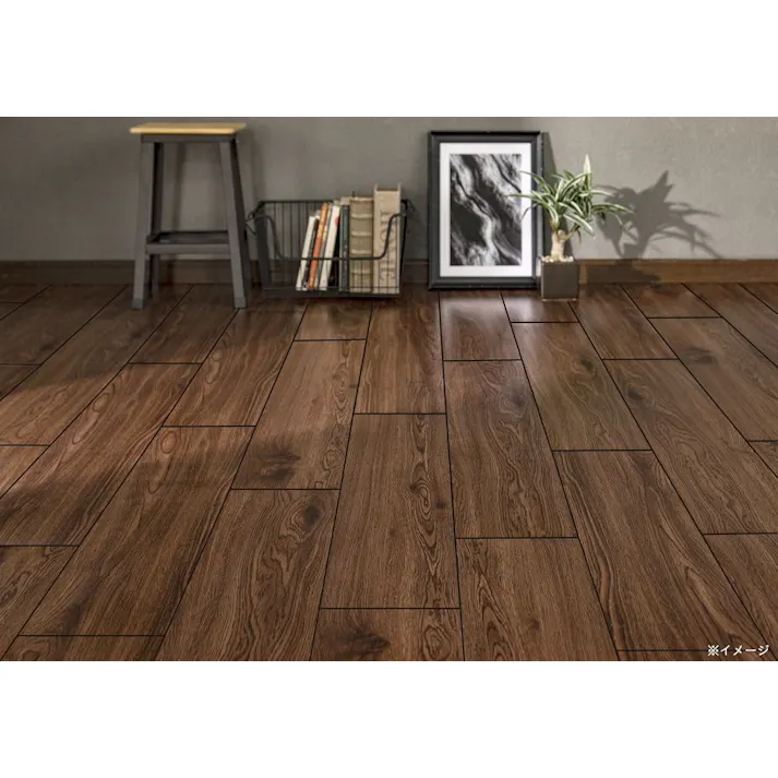 カインズ 貼ってはがせる吸着フロア ブラウン 12枚ケース