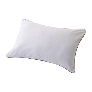 綿混 枕カバー ホワイト 43×63cm