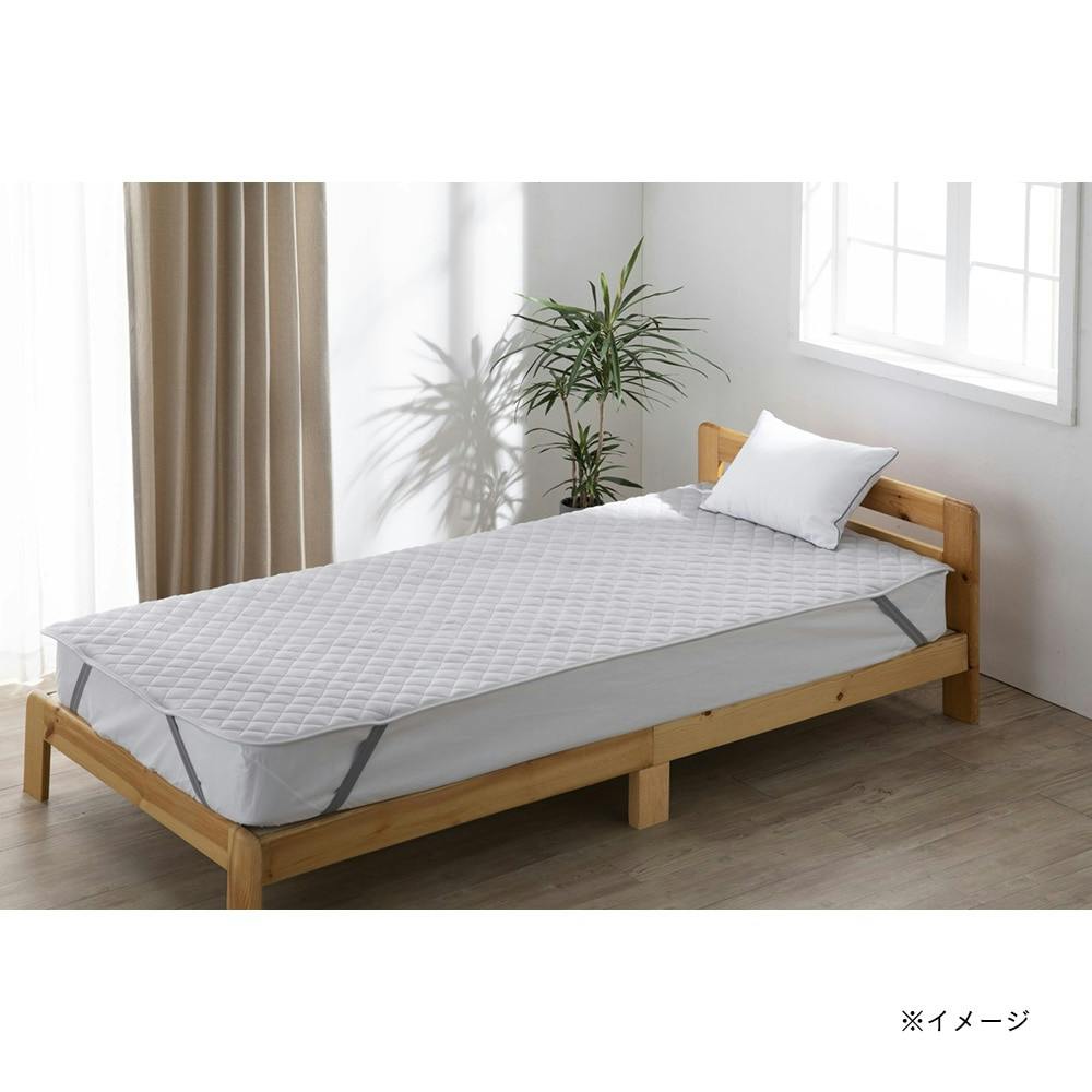 防水 敷きパッド ニットメッシュ シングル グレー 100×200cm 敷きパッド 防水 敷きパッド ニットメッシュ シングル グレー 100×200cm 敷きパッド