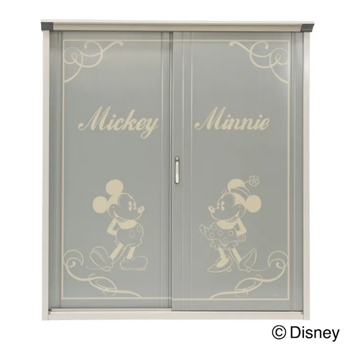収納庫 ディズニー ミッキー&ミニー柄 C-177AT D01【SU】