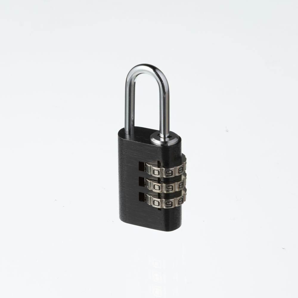 カインズ アルミダイヤル錠 小 3段 ブラック DK23BK | 侵入防止用品
