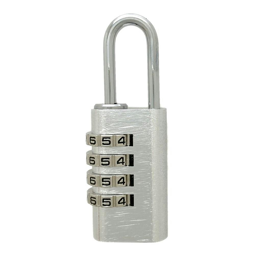 カインズ アルミダイヤル錠 小 4段 シルバー DK24SL | その他防犯用品