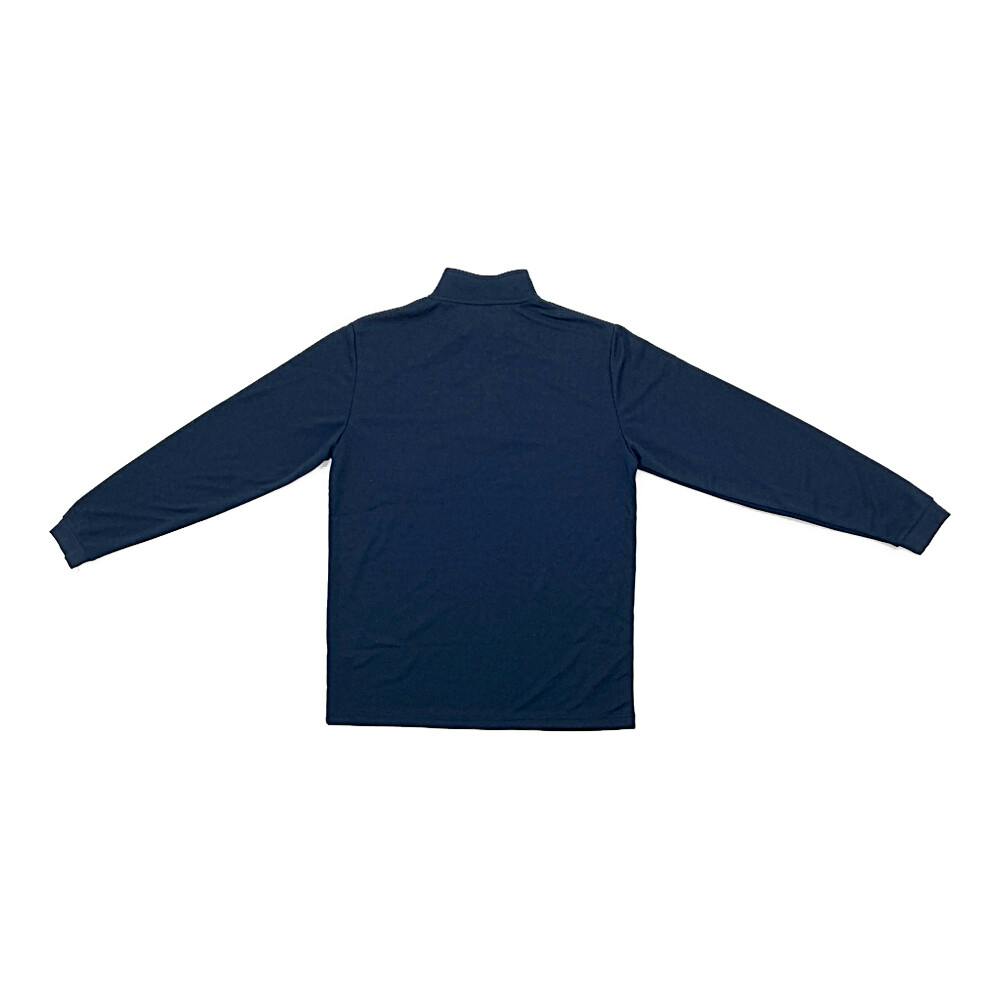 スピードドライ ジップアップシャツ ネイビー L | 作業着・作業服