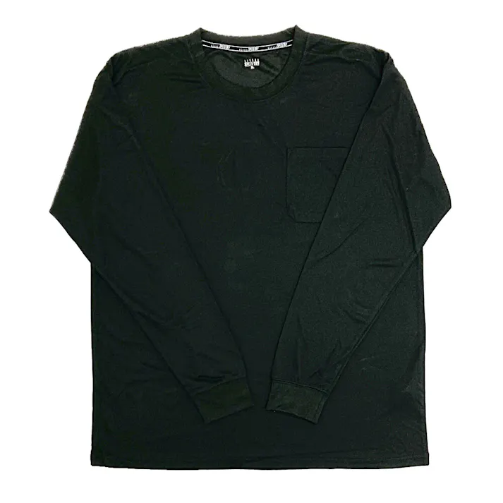 カインズ スピードドライ ワークTシャツ 長袖 ブラック 3L