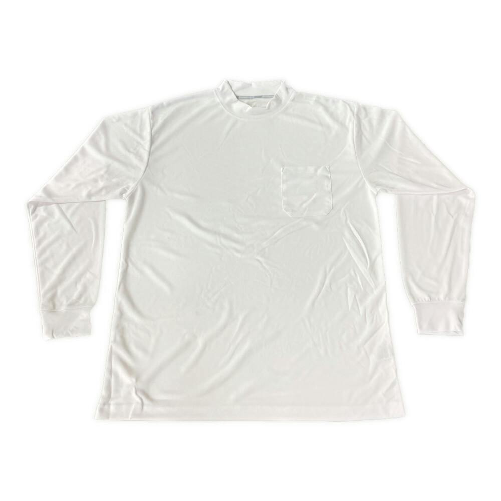 スピードドライ ワークTシャツ ハイネック 長袖 ホワイト LL シャツ・ブルゾン スピードドライ ワークTシャツ ハイネック 長袖 ホワイト LL シャツ・ブルゾン