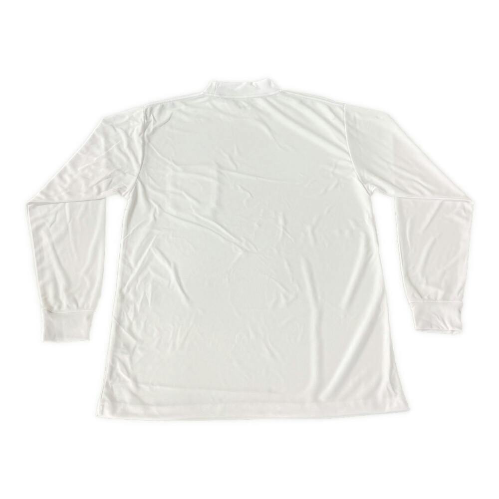 スピードドライ ワークTシャツ ハイネック 長袖 ホワイト LL | 作業着