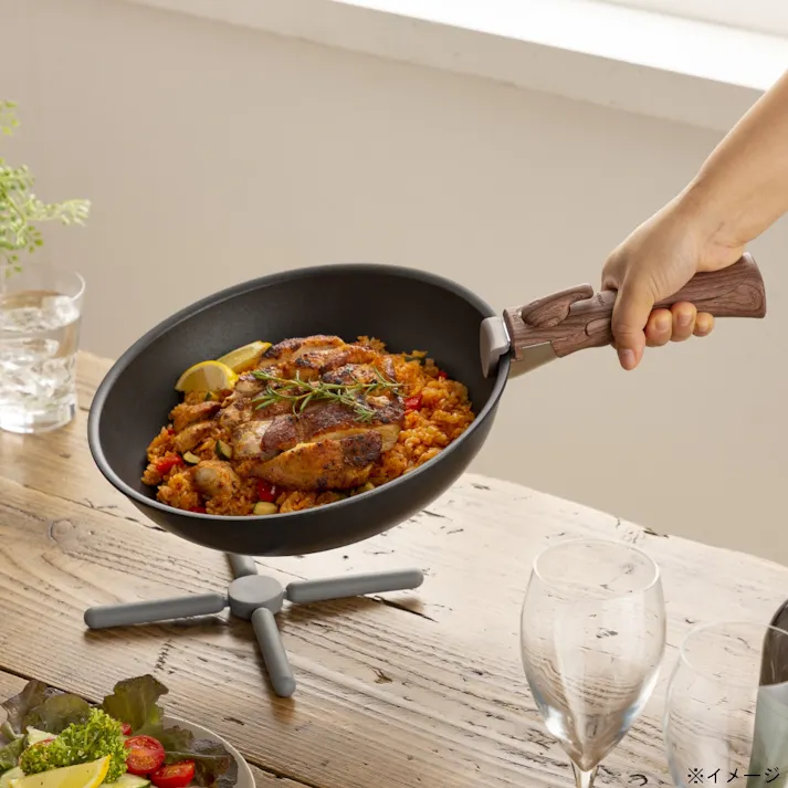 IH&ガス 取っ手が外せる 焦げ付きにくいフライパン 26cm(販売終了)