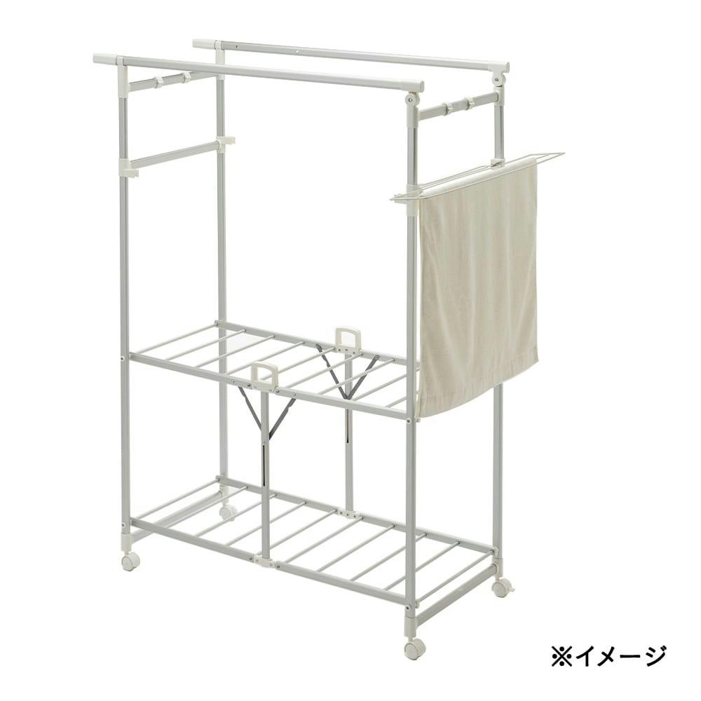 パタラン・パタランミニ用バスタオルハンガー ホワイト | 室内物干し