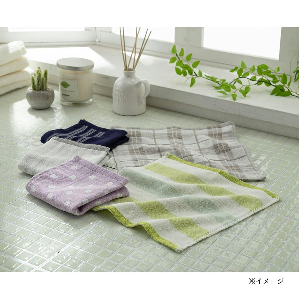 ガーゼハンカチ チェック グレー | タオル・ハンカチ 通販