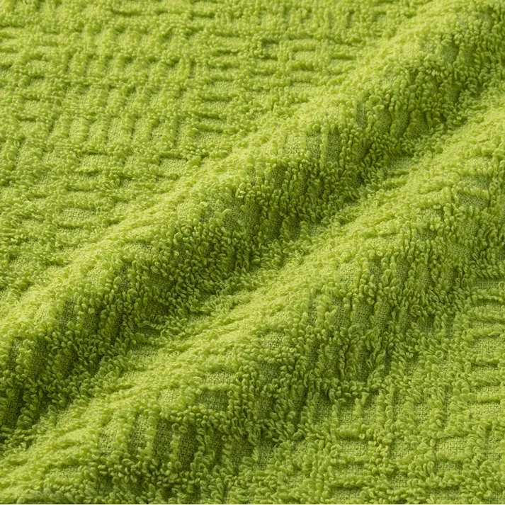 タオルハンカチ ジャガード グリーン