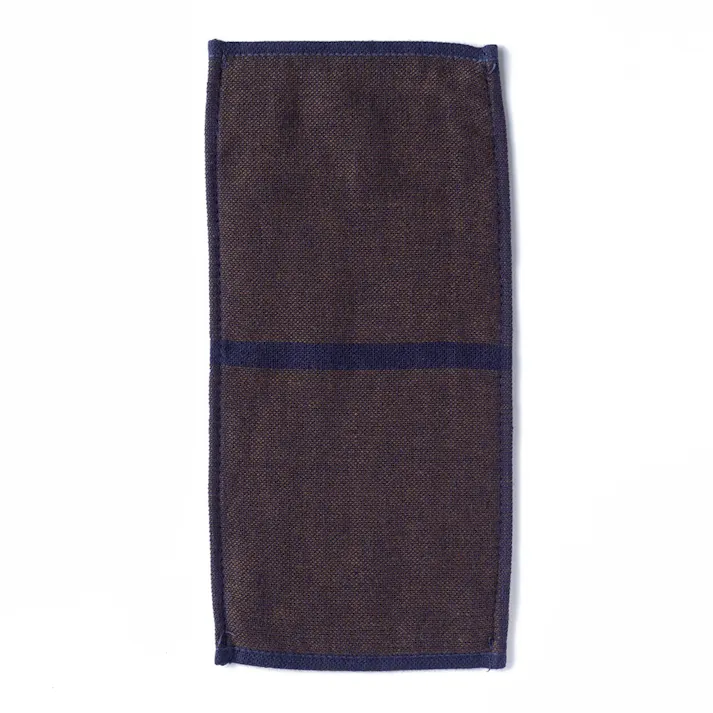 ハーフガーゼハンカチ ブラウン