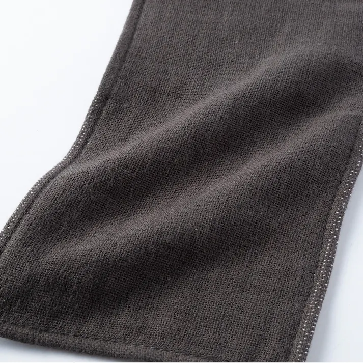 ハーフガーゼハンカチ グレー