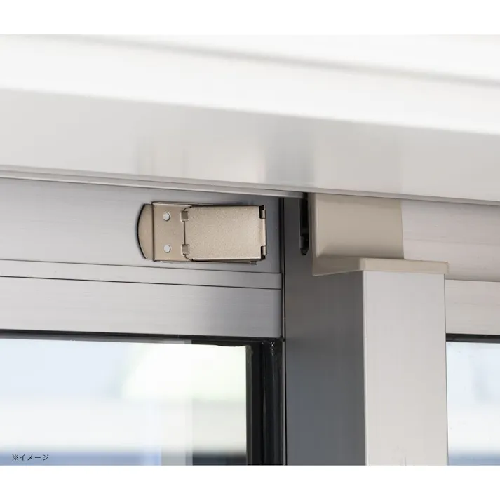 カインズ サッシ簡易補助錠 換気できるサッシの補助ロック ブロンズ 2個入り