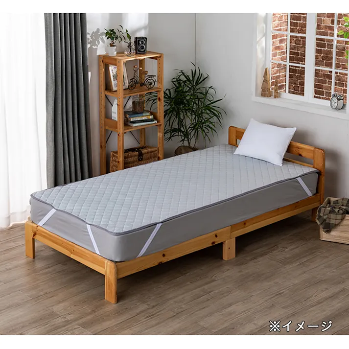 &Pet 敷パッド グレー シングル 100×200cm