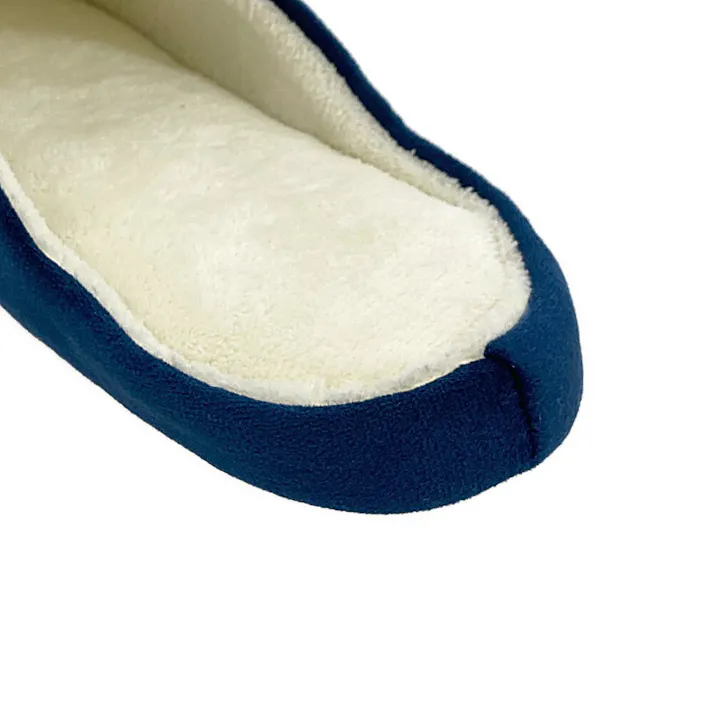 爪がかかりにくいルームシューズ ネイビー M