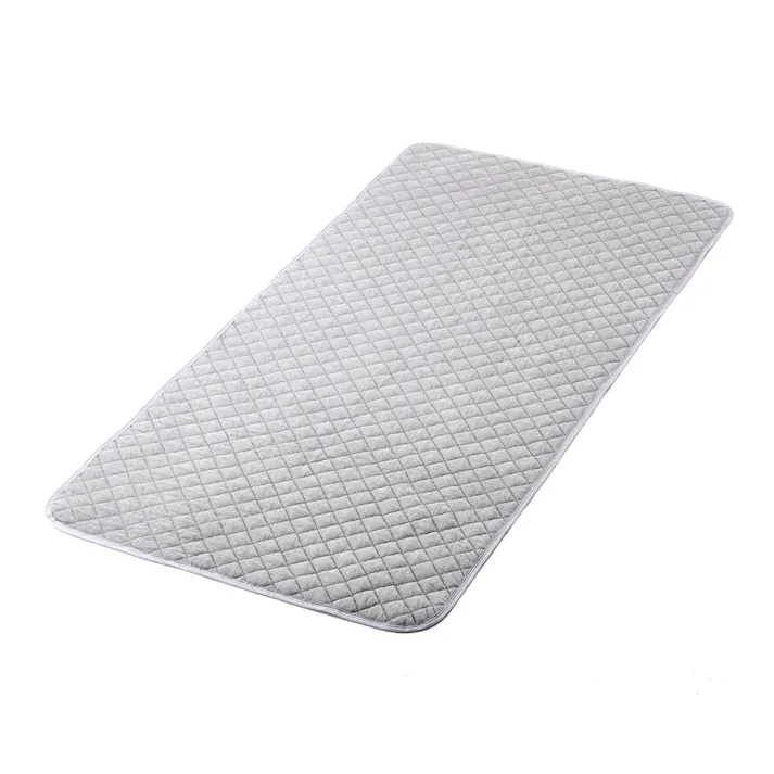 ふんわり透湿防水消臭 敷パッド グレー シングル 100×200cm