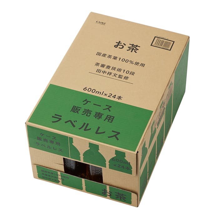 【ケース販売】お茶(茶師10段監修) ラベルレス 600ml×24本
