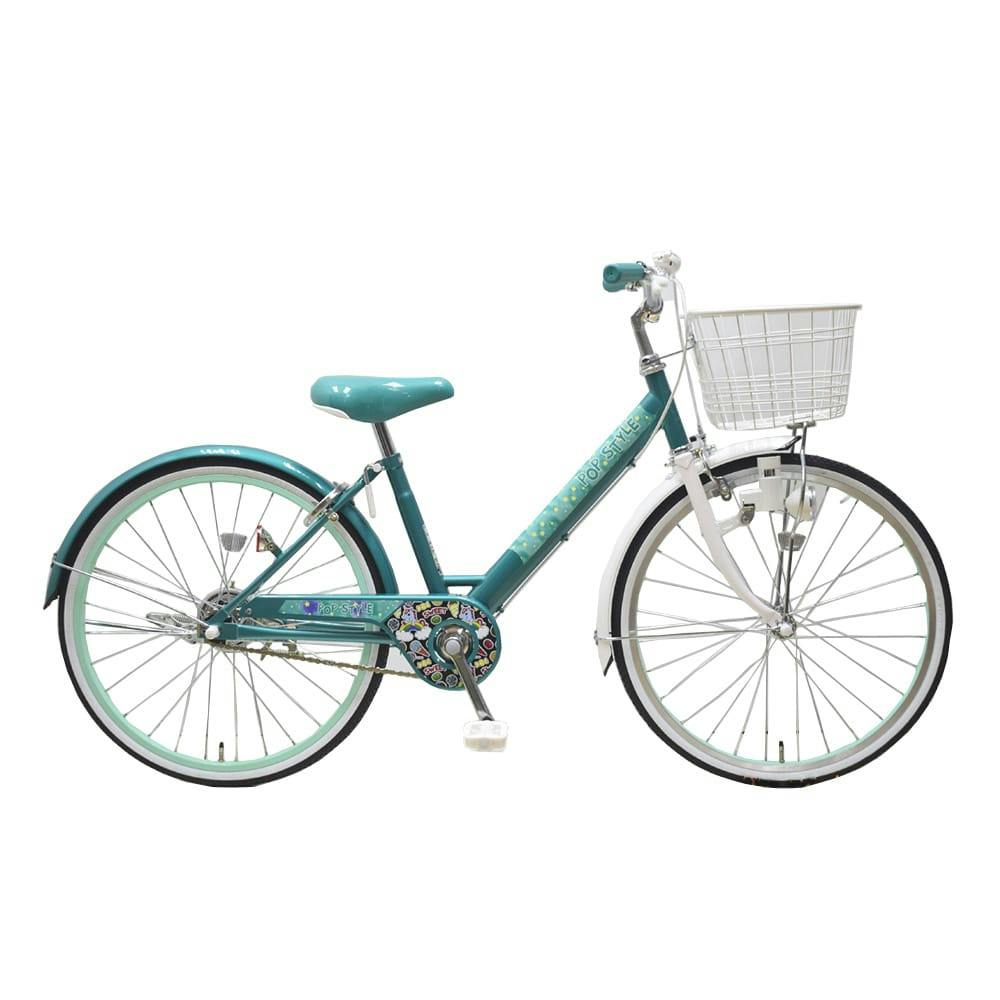 自転車】子供車 ポップスタイル POPSTYLE 3 22型 グリーン2 | 子供用