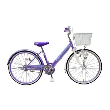 【自転車】子供車 ポップスタイル POPSTYLE 3 22型 パープル2