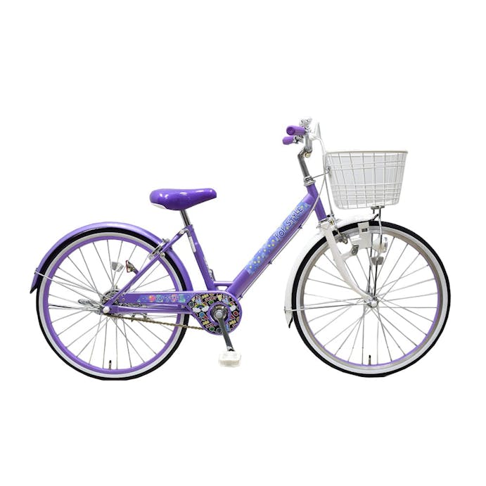 【自転車】子供車 ポップスタイル POPSTYLE 3 24型 パープル2