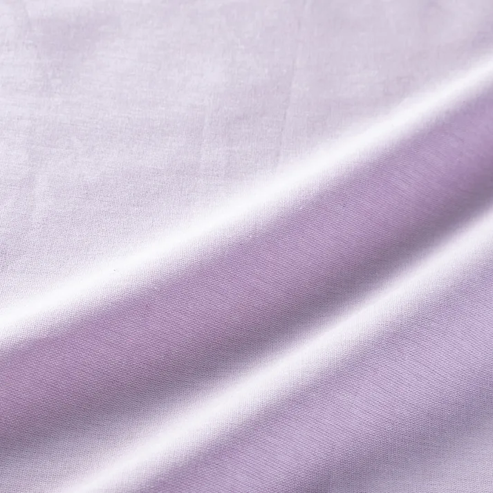 綿100% 敷ふとんカバー パープル セミダブル 125×215cm※カバーのみ