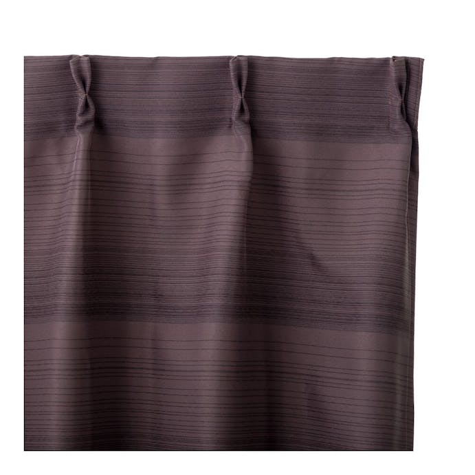 遮光・遮熱 なごみ ブラウン 100×135cm 4枚組セットカーテン