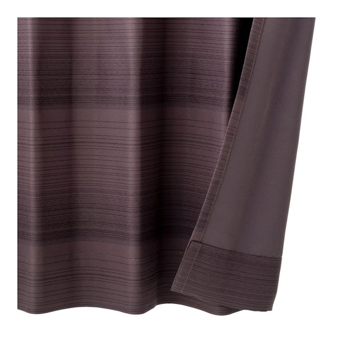遮光・遮熱 なごみ ブラウン 100×200cm 4枚組セットカーテン