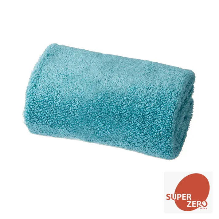 洗濯してもふんわり長持ちフェイスタオル ブルー(販売終了)