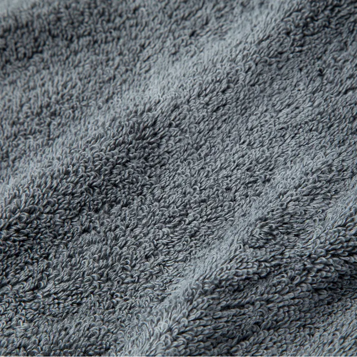 洗濯してもふんわり長持ちフェイスタオル グレー(販売終了)