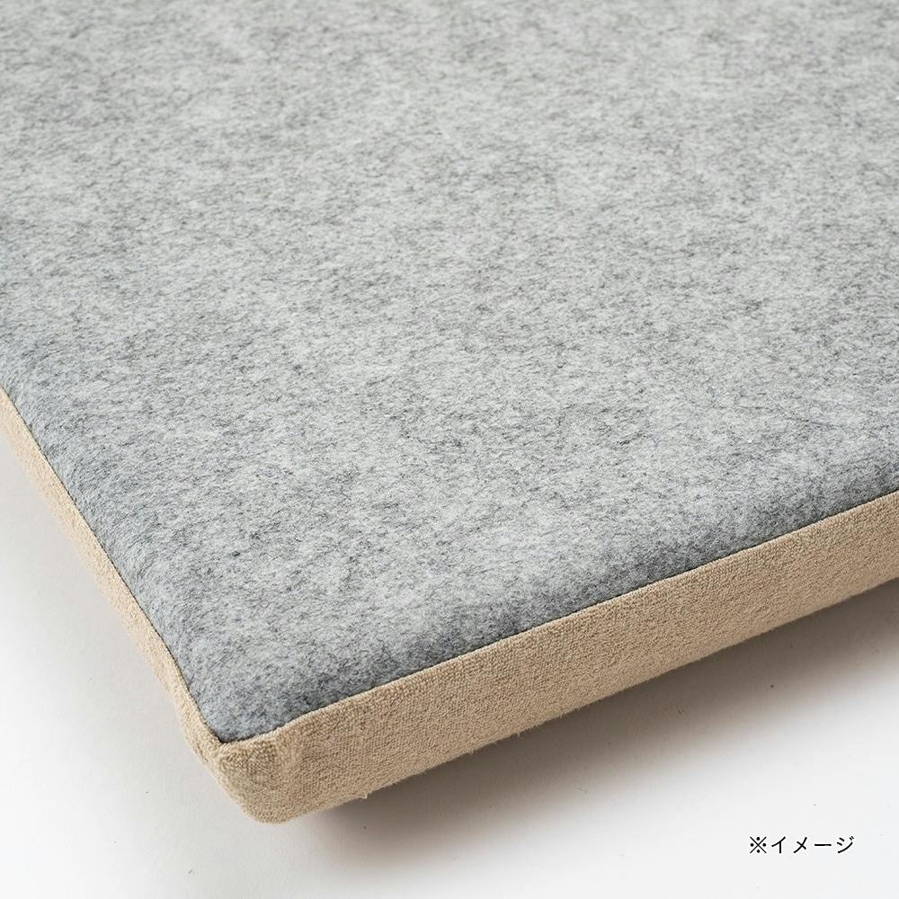 消臭・防水 綿100% flatty専用カバー ベージュ 68×120cm | 座布団