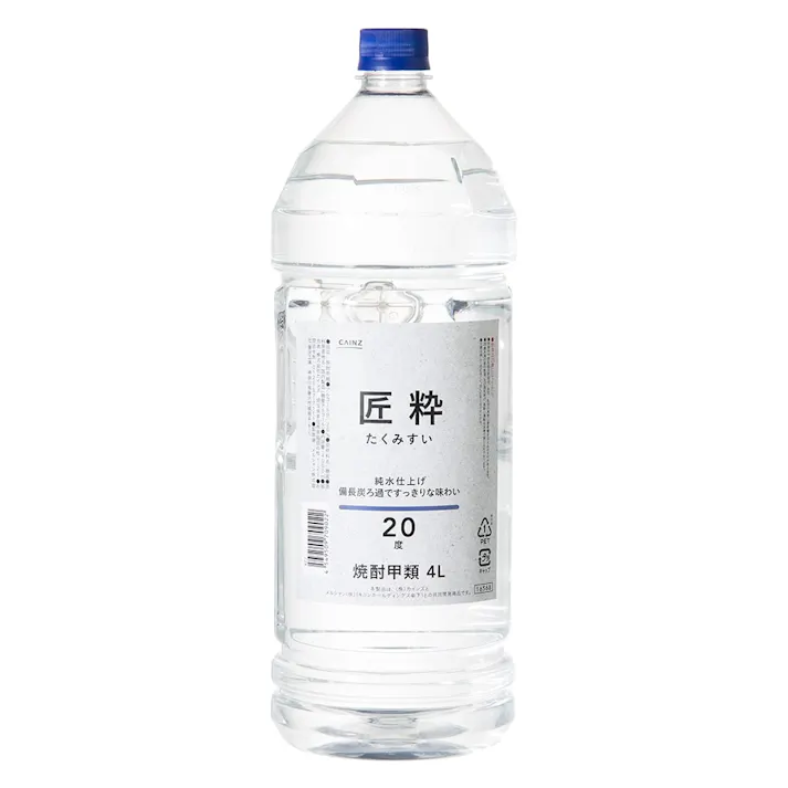 カインズ焼酎 20度 匠粋 4000ml【別送品】