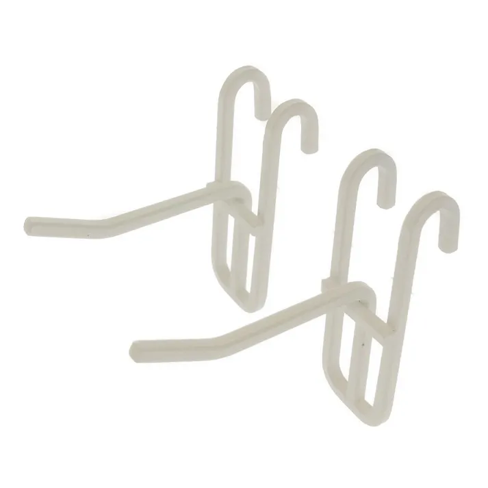 Kumimoku デザインメッシュネット用 フック マットホワイト 50mm 2個入り