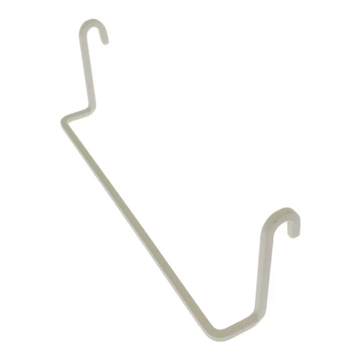 Kumimoku デザインメッシュネット用 小物フック 150mm マットホワイト 2個入り