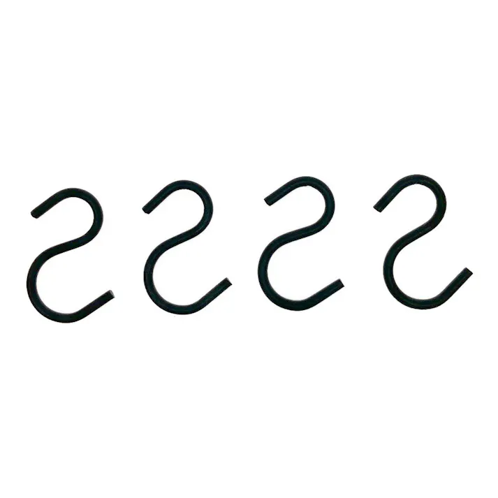 カインズ デザインメッシュ用 Sカン 小 4P マットブラック M