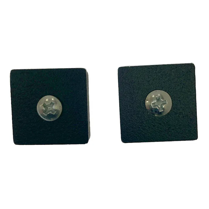 Kumimoku デザインメッシュネット用 ジョイントパーツ マットブラック 2個入り